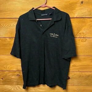 Baypointe MENS LARGE BLACK POLO Hilton Head Island golf vacation resort‎ summer